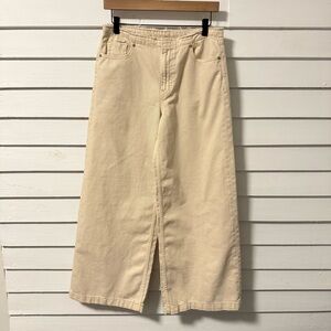 GAP Cream Wide Leg Jeans